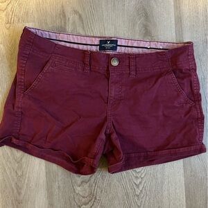 AMERICAN Eagle Red Shorts